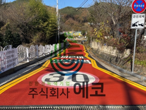 초등학교 어린이보호구역 개선공사